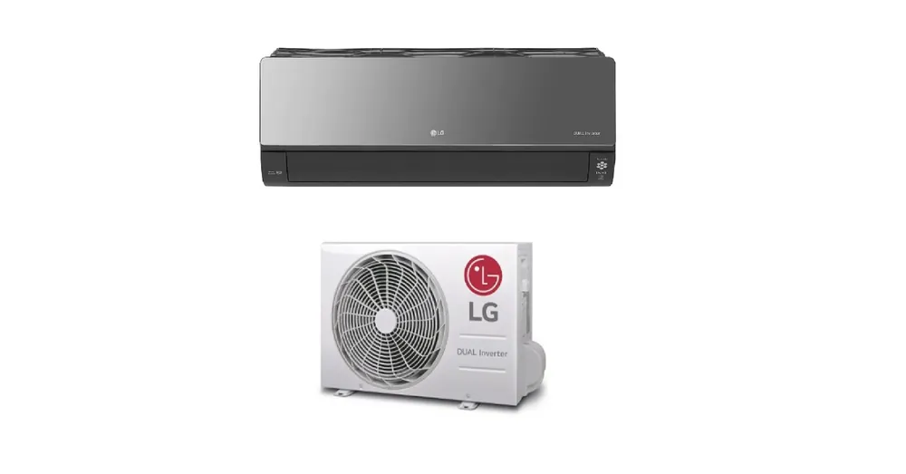 Vásárlói kedvenc LG Art Cool Mirror AC12BK oldalfali split klíma (3.5 kW)