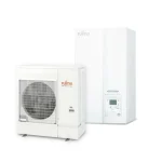 Fujitsu Waterstage Comfort WSYA100ML3 / WOYA100KLT levegő-víz osztott hőszivattyú, 1 fázisú, R32, (10,0kW) Exkluzív ajánlat