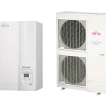 Fujitsu Waterstage High Power V2 HP 11/3F WSYK160DG9 / WOYK112LCTA levegő-víz osztott hőszivattyú, 3 fázisú, R410A, (10,8kW) Szezonális akció