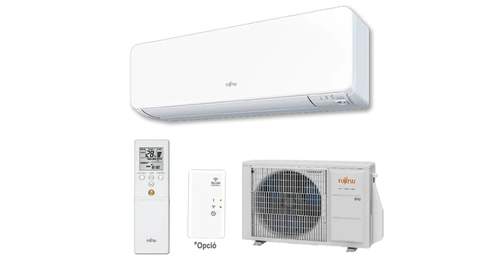 Fujitsu Design ASYG14KGTE / AOYG14KGCA oldalfali split klíma (4.2 kW) Exkluzív ajánlat