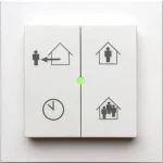 Siber - Wireless 4 gombos vezérlő egység központi hővisszanyerős szellőztetőhöz DFPULS4B Legjobb ár