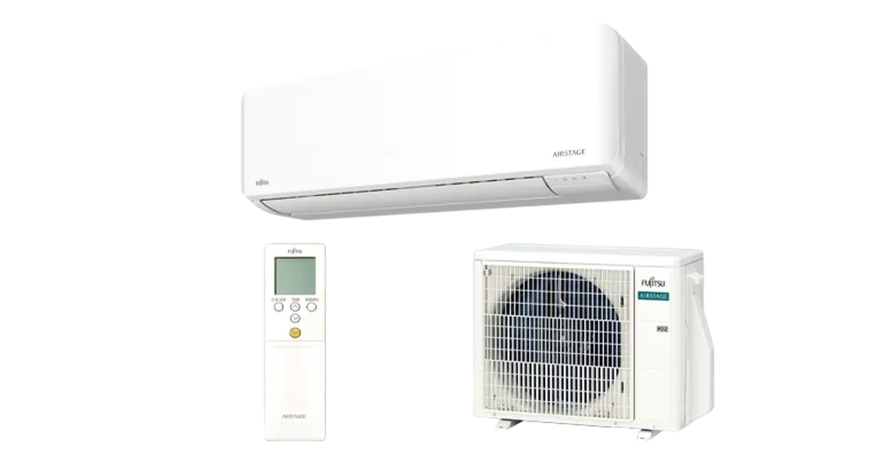 Szuper ajánlat Fujitsu Standard AIRSTAGE ASEH14KMCG/AOEH14KMCG oldalfali split klíma (4.2 kW)