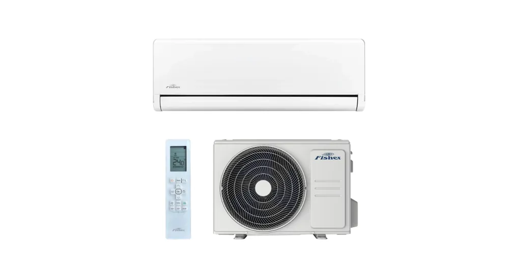 Gyors kiszállítás Fisher Art FSAIF-Art-124AE3-W/FSOAIF-Art-124AE3 oldalfali split klíma, Fehér - Fényes előlappal (3.5 kW)