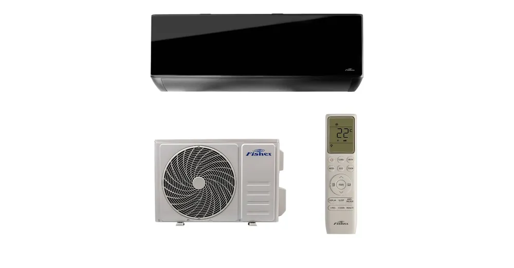 Bestseller Fisher Black FSAIF-BL-241FE3 / FSOAIF-BL-241FE3 oldalfali split klíma (6.9 kW)