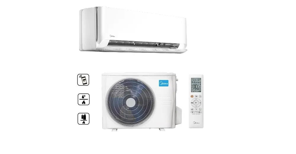 Vásárlói kedvenc Midea Breezeless E Inverteres oldalfali split klíma MCB2-09-SP (2,6 kW)