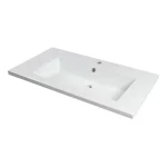 Vedd meg most Wellis Nina 80 Öntött műmárvány mosdó 80x46x3/15,5 cm csaptelep és szifon nélkül