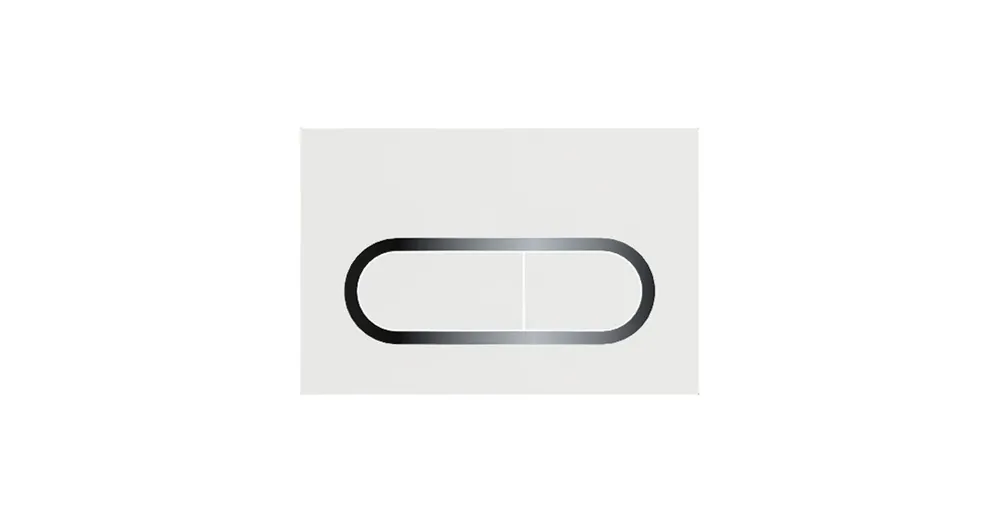 Végkiárusítás Ravak Chrome X01455 fehér nyomólap X01455