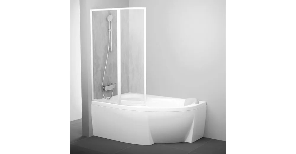 Népszerű Ravak Supernova VSK2 Rosa 140 Kádparaván Rain 76L7010041