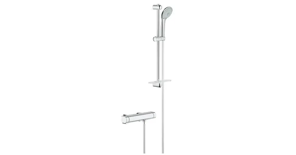Alacsony ár Grohe Grohtherm 2000 termosztátos zuhanycsaptelep zuhanyszettel 34195001