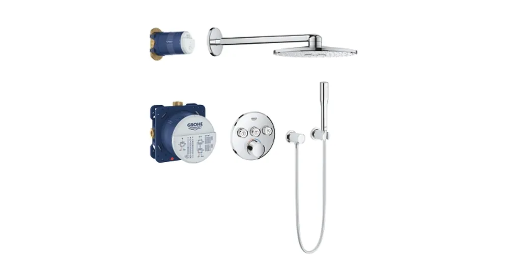 Végkiárusítás Grohe SmartControl Perfect falsík alatti zuhanyszett 34709000