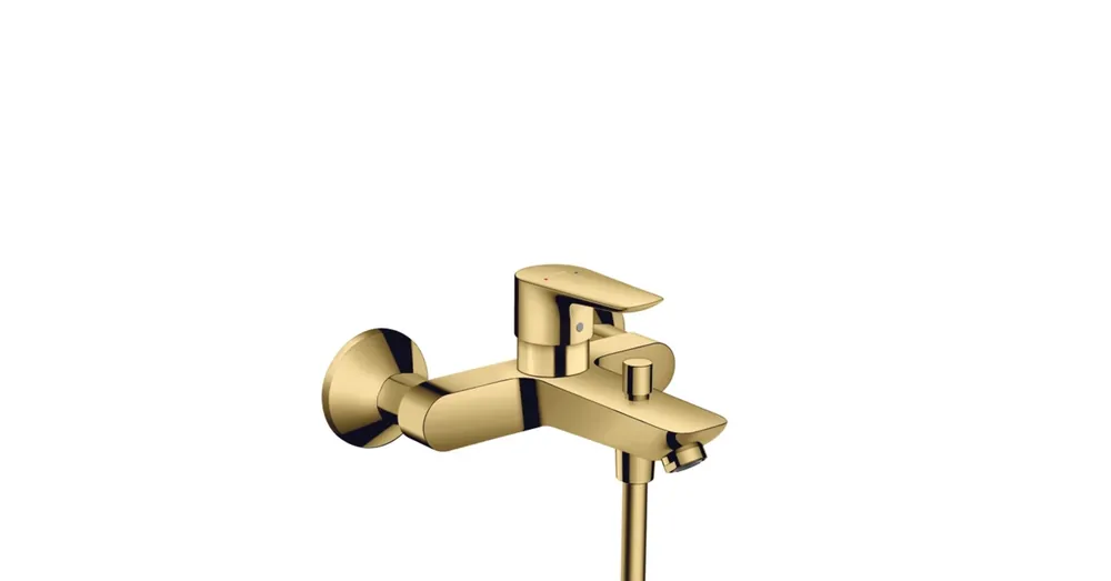Biztonságos fizetés Hansgrohe Talis E egykaros kádcsaptelep, polírozott arany hatású 71740990