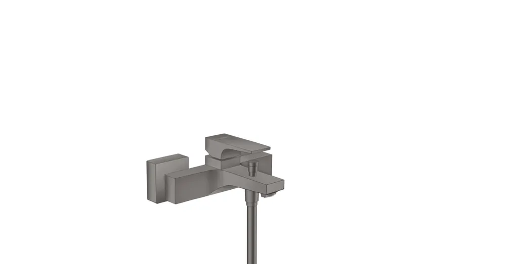 Hansgrohe Metropol egykaros kádtöltő csaptelep, szálcsiszolt fekete/króm 32540340 Olcsó
