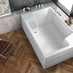 Népszerű Kolpa-San Nabucco 190/M2O-1 Előlapos 2 személyes egyenes fürdőkád vízmasszázs rendszerrel 794780
