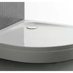 Vedd meg online Kolpa-San Evelin Tray R 90x90/O előlapos negyedköríves zuhanytálca 593060