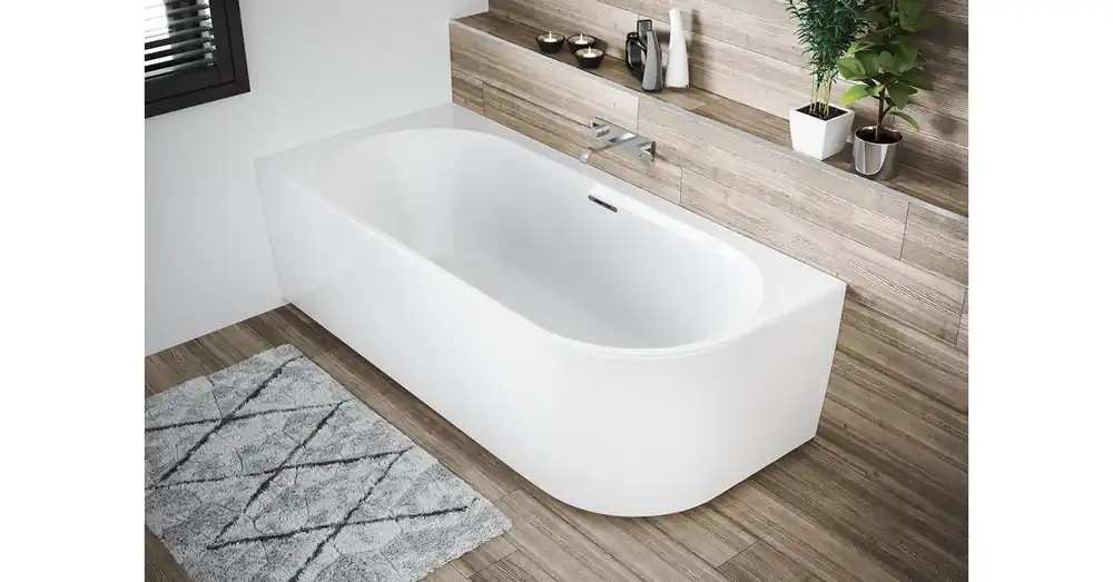 Különleges ajánlat Riho DESIRE Sarokkád előlappal 184x84 cm B088001105