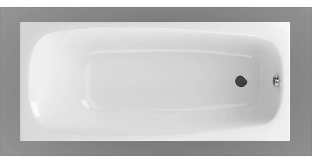 Wellis Como 160x70 cm egyenes kád kádlábbal AK00555 Csak ma