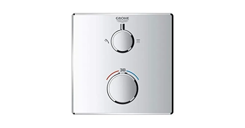 Legkelendőbb Grohe Grohtherm falsík alatti termosztátos zuhanycsaptelep, 2 funkciós 24079000