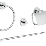 Grohe Essentials 4 in 1 fürdőszobai kiegészítő szett 40776 001 (40776001) Prémium