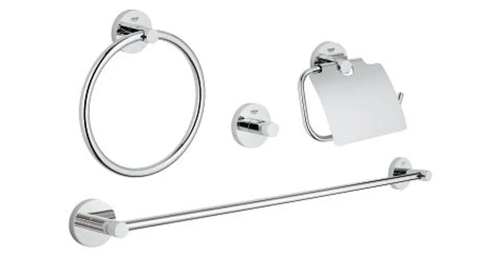 Grohe Essentials 4 in 1 fürdőszobai kiegészítő szett 40776 001 (40776001) Prémium