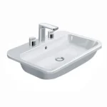 Vedd meg online Duravit Happy D.2 60x46 cm beépíthető mosdó három csaplyukkal 0483600030