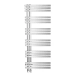 Újdonság Sapho VISTA fürdőszobai radiátor, 500x1190mm, 307W, szálcsiszolt inox (NR613)