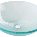 Újdonság Sapho BEAUTY ICE üvegmosdó, átm:42x14cm, (2501-04)