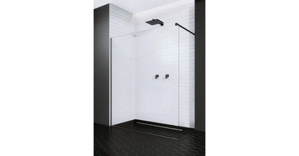 Radaway Modo New Black II 90 Walk-in zuhanyfal 389094-54-01 Korlátozott ajánlat