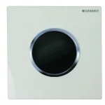 Geberit Sigma10 automata vizelde vezérlés, infravörös, hálózati fehér / fényes króm / fehér 116.025.KJ.1 Szezonális akció