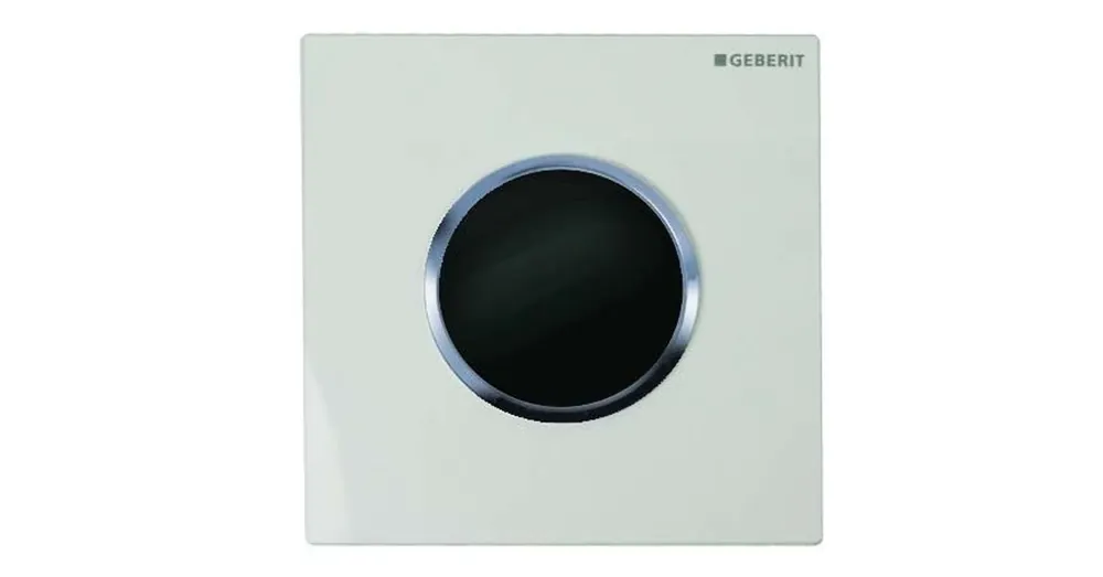 Exkluzív ajánlat Geberit Sigma10 automata vizelde vezérlés, infravörös, elemes fehér / fényes króm / fehér 116.035.KJ.1
