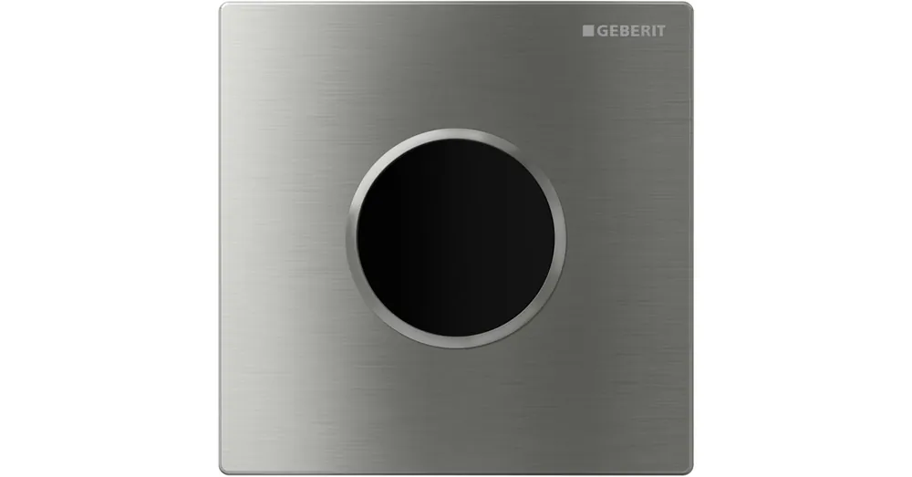 Geberit Sigma10 automata vizelde vezérlés, infravörös, elemes szálcsiszolt / fényes króm / szálcsiszolt rozsdamentes acél 116.035.SN.1 Olcsó