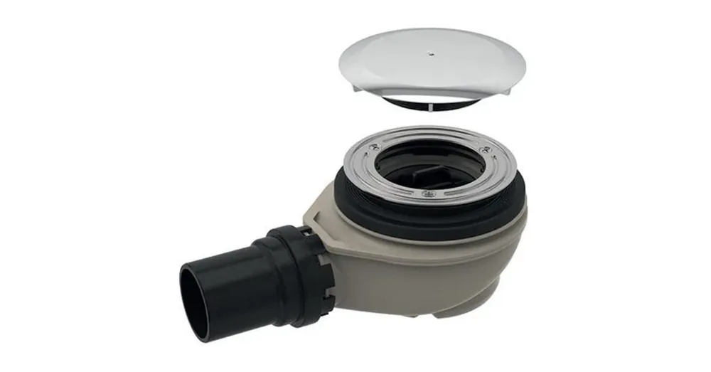 Geberit zuhanytálca lefolyó d90, szelepfedéllel, vízzár magasság 50 mm, PE lefolyó 150.551.21.1 Biztonságos fizetés