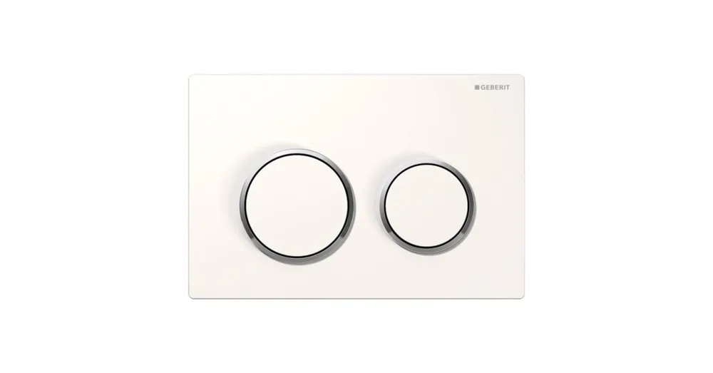 Geberit Omega20 működtető nyomólap fehér / fényes króm / fehér 115.085.KJ.1 Csak ma