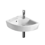 Roca Hall fali vagy pultra helyezhető sarokmosdó 35×43 cm (Balos) - A327623000 Ne maradj le