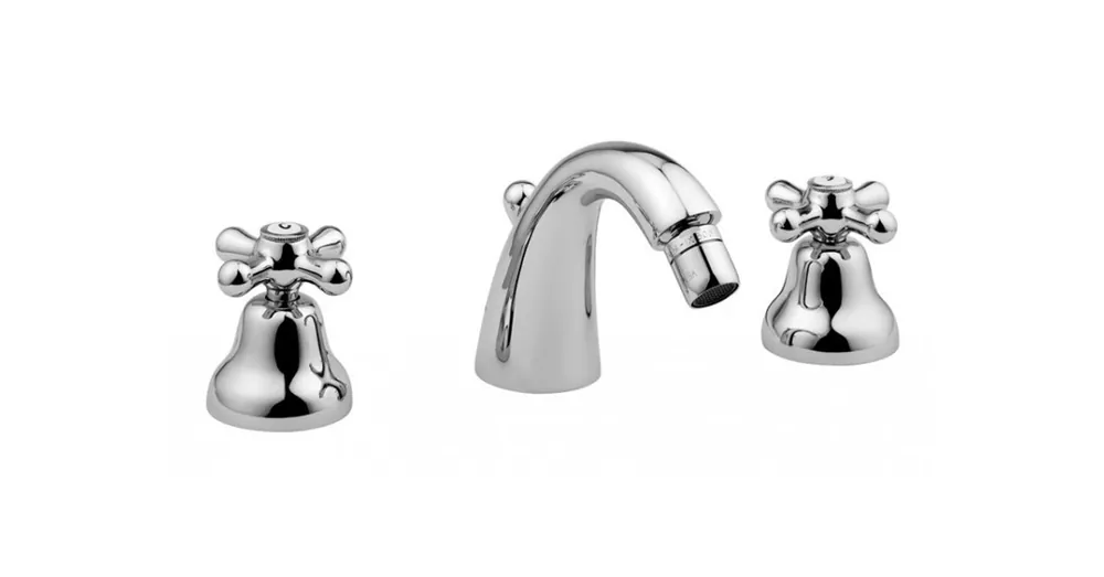 Bugnatese Old800 025CR Álló 3 üléses bidet csaptelep kifolyóval CR / KRÓM Biztonságos fizetés