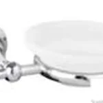 Utolsó esély Bugnatese COMPLEMENTI Fali szappantartó fehér porcelán betéttel króm színben 25800