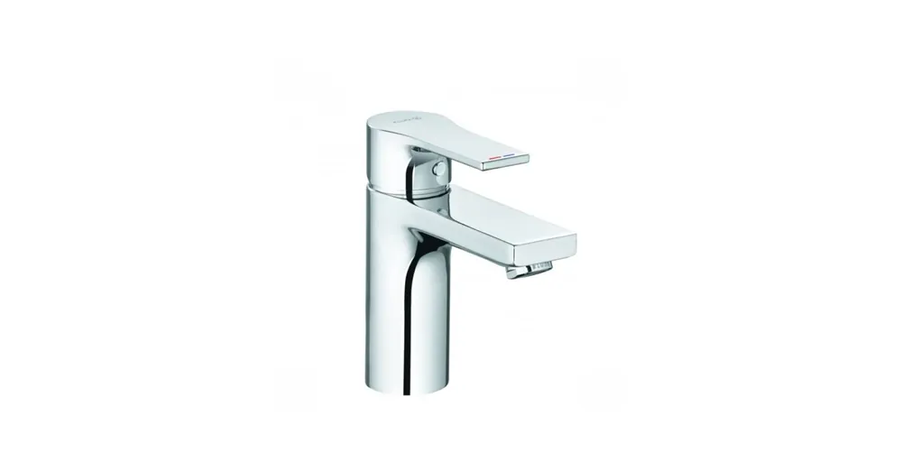 Outlet KLUDI Zenta SL egykaros mosdócsap 100 PUSH-OPEN lefolyógarnitúrával 482980565