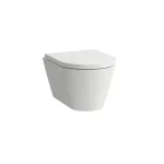 Vedd meg online LAUFEN KARTELL BY LAUFEN Fali „compact” WC, mélyöblítésű, perem nélküli, Fehér H8203330000001