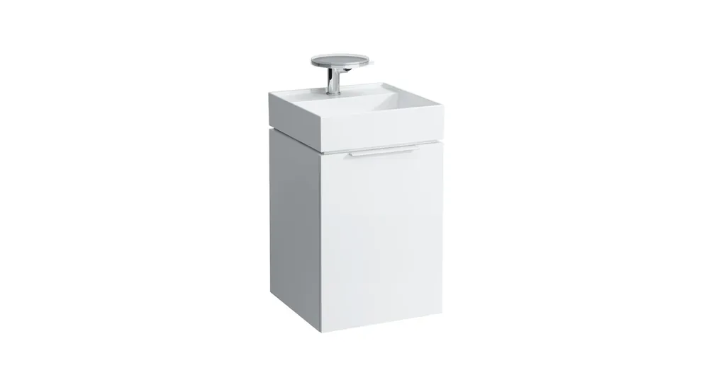 LAUFEN KARTELL BY LAUFEN Kézmosó, speciális rejtett lefolyóval túlfolyónyílás nélkül, egy csaplyukkal , Fehér LCC bevonattal H8153314001111 Utolsó esély