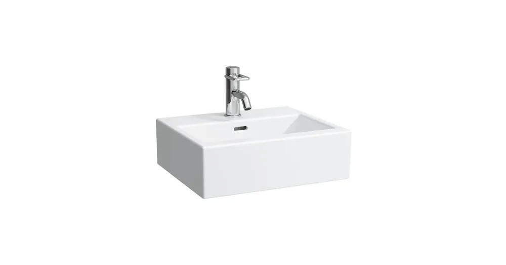 LAUFEN LIVING Kézmosó egy csaplyuk, középen , Fehér H8154320001041 Gyors kiszállítás