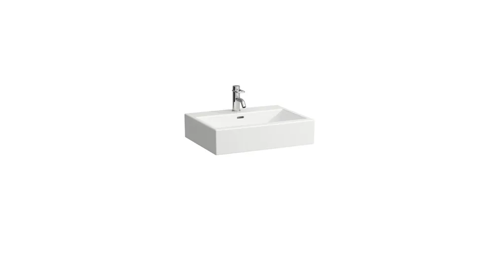 LAUFEN LIVING Ráépíthető mosdó egy csaplyuk, középen , Fehér H8174330001041 Végkiárusítás