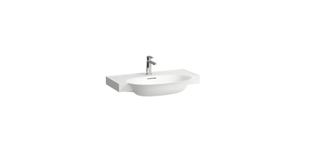LAUFEN THE NEW CLASSIC Alsószekrényre illeszthető mosdó csaplyuk nélkül , Fehér H8138550001091 Szezonális akció