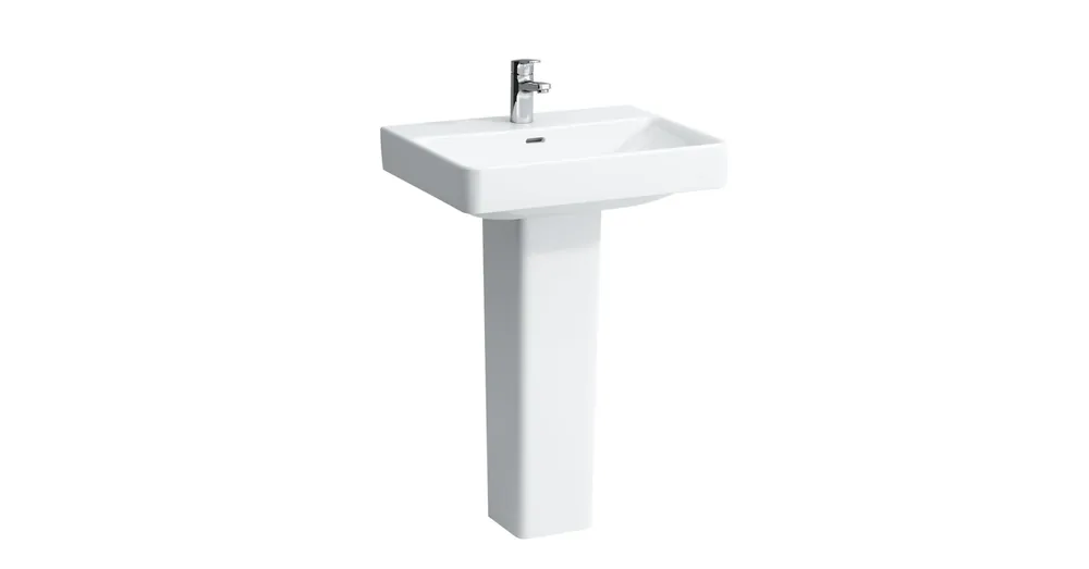 LAUFEN PRO S Mosdó egy csaplyukkal, túlfolyónyílás nélkül, túlfolyócsatorna nyílása nélkül a lefolyószelepben , Fehér LCC bevonattal H8109634001561 Alacsony ár