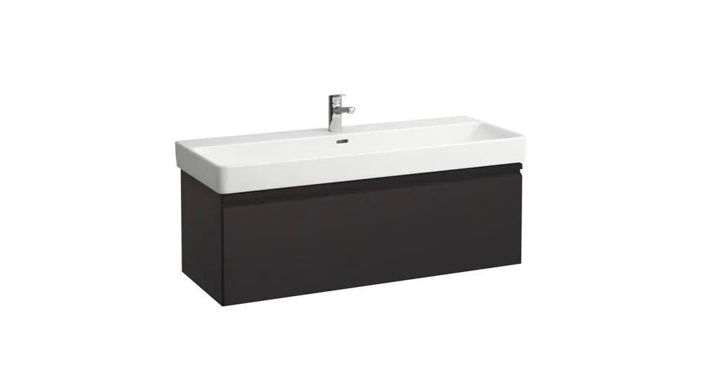 LAUFEN PRO S Alsószekrény fiókkal 116 × 45 × 39,5 cm, a H814965 mosdóhoz., Grafit H4835610964801 Expressz kézbesítés
