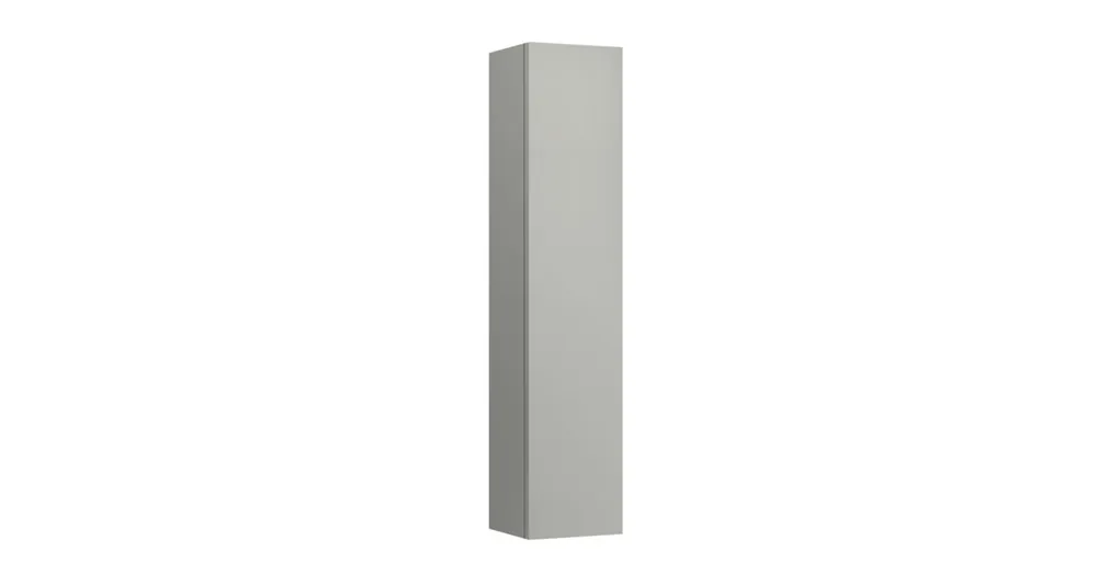LAUFEN KARTELL BY LAUFEN Magas szekrény 1 ajtóval, jobb oldali zsanérral, 4 üvegpolccal, Kavics szürke 35X165X33.5 - H4082880336411 Árengedmény