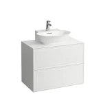 Vásárlói kedvenc LAUFEN THE NEW CLASSIC Fiók elem 800, 2 fiók, 816852 kézmosóhoz, Fényes fehér 80X60X45.5 - H4060140856311