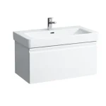 Alacsony ár LAUFEN PRO S Alsószekrény és finoman záródó mechanizmussal, 813965 tip. mosdóhoz, 1 fiókkal, Fényes fehér 81X39X45 - H4835010964751