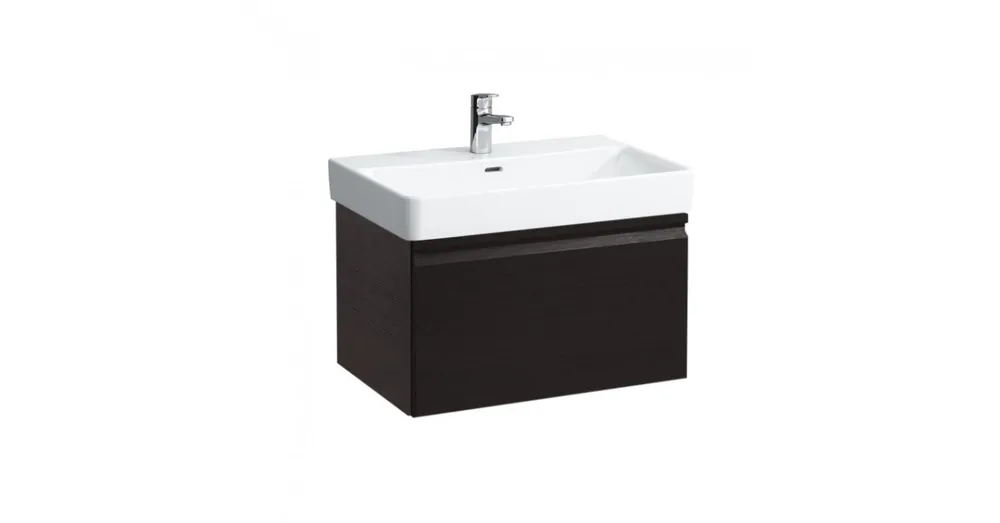 Végkiárusítás LAUFEN PRO S Alsószekrény és finoman záródó mechanizmussal, 810967 tip. mosdóhoz, 1 fiókkal és belső fiókkal, Wenge 66.5X39X45 - H4834520964231
