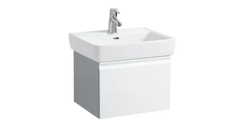 LAUFEN PRO Alsószekrény, 1 fiókkal, 818952 tip. mosdóhoz, Fehér 52X39X45 - H4830330954631 Biztonságos fizetés