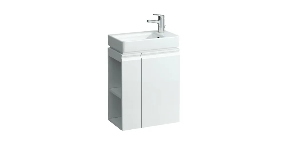 LAUFEN PRO S Alsószekrény, jobbos ajtó zsanérral, balos polcok aszimmetrikus jobbos 815954 tip. mosdóhoz, Sokszínű H4830020959991 Azonnali szállítás