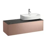 Szuper ajánlat LAUFEN SONAR Fiók elem, 1 fiók, 816341, 816342 mosdókhoz, bal / jobb oldali kivágással, Réz és Nero Marquina 117.5X34X45.5 - H4054530341411